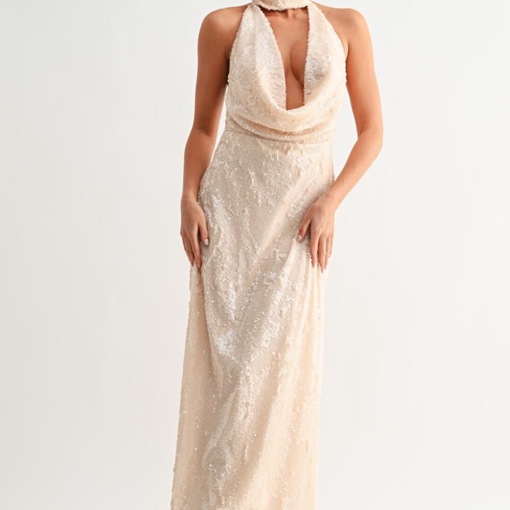 Halter maxi dress - Picture 4 of 5